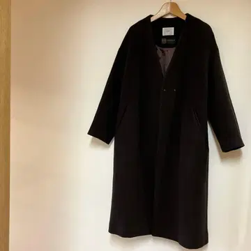 새상품급 이에나 마테코 노카라 코트