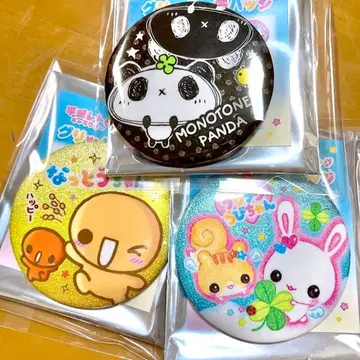 헤이세이 헤이세이 팬시 캔뱃지 씰 헤이세이 여자 레트로 문구 키라키라