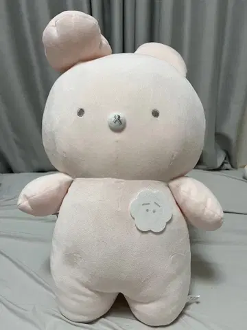 산엑스 곰토끼 봉제 인형 빅 핑크