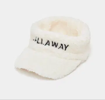 가격 인하 택 포함 새상품 캘러웨이 보아 플리스 바이저 화이트 MENS