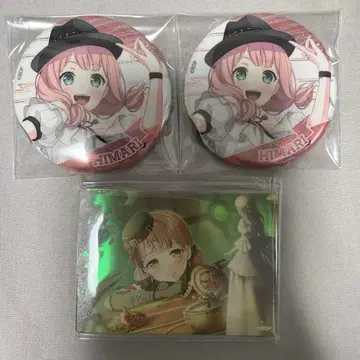 뱅드림 캔뱃지 아크릴 블록 vol.5 Afterglow 우에하라 히마리