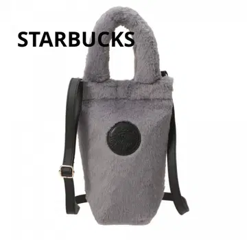 새상품 스벅 보틀 숄더백 퍼 그레이 WEB 한정판 완판템