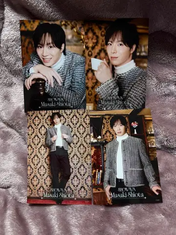 SHOW-WA 시오타 마사키 브로마이드 4장 컴프 세트