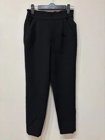 RIVE DROITE 블랙 캐주얼 팬츠 사이즈 34 따뜻한 기모