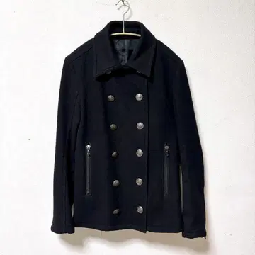 셀락 피코트 숏 P코트 사이즈 44 블랙