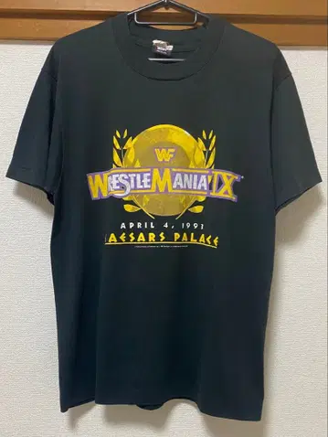 레어 90s WWF WRESTLEMANIA IX 빈티지 T셔츠 L