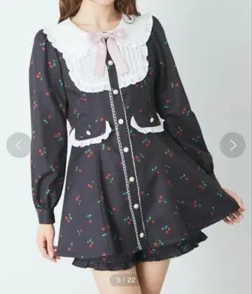 Ank Rouge 체리 셋업 블랙