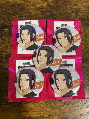 NARUTO 이타치 캔뱃지 5개 세트 모닝 ver.