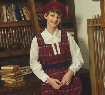 Fint 전화 박스 프린트 슬리브리스 원피스