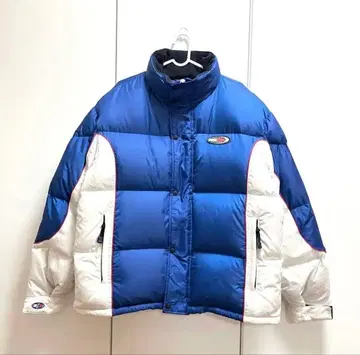 타미힐피거 다운 자켓 파랑/화이트