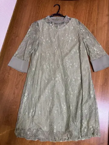 그린 레이스 드레스 사이즈 38