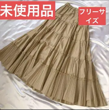 미사용 eimy istoire 롱 플리츠 스커트