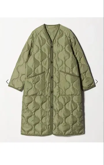 HYKE 하이크 이번 시즌 구매 퀼팅 롱 코트 사이즈 1