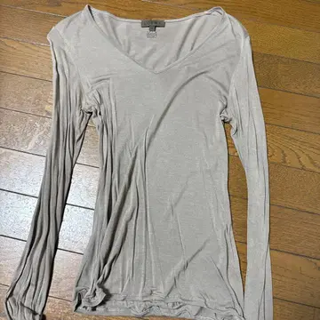 그레이지 V넥 긴팔T셔츠