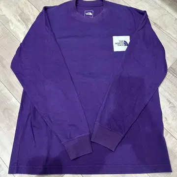 THE NORTH FACE 보라색 긴팔 T셔츠