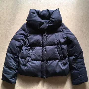 다운 자켓 숏 기장 블랙