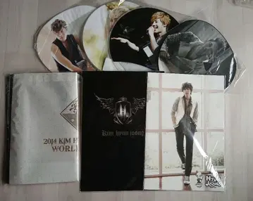 U-zo-sin 김현중 공식 포스터 브로마이드 부채 외 세트