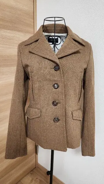 TOMORROWLAND 맥피 브라운 울 혼방 자켓