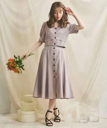 노엘라 린넨 라이크 셋업 Noela