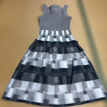 COMME CA DU MODE 원피스 사이즈 9 그레이/블랙