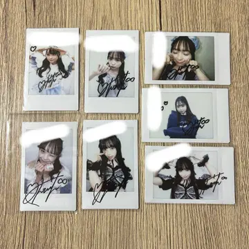 pixelribbon 하야마 시즈쿠 온특 사인 포함 폴라로이드