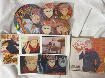 주술회전 이타도리 유우지 캔배치 파샤코레 색지 애니메이트 페어