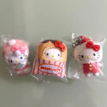 산리오 치비토모 키티 화과자&반찬&눈의 정령 3종 세트