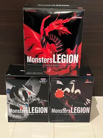 유희왕 블루아이즈 MonstersLEGION 피규어 3체 세트
