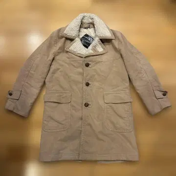 빈티지!BLUEWAY 베이지 쉘 옷깃 코트 M