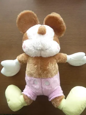 디즈니 미키마우스 빨간 볼 파스텔 컬러 봉제 인형