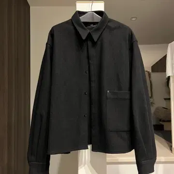 HARE 블랙 셔츠 자켓 M