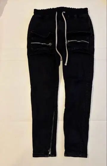 DANKE SCHON STRETCH TC BLACK FLAP PANTS