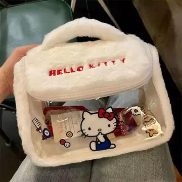 HELLO KITTY 퍼 파우치