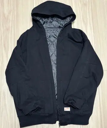 JaVa 후드 부착 네이비 패딩 자켓