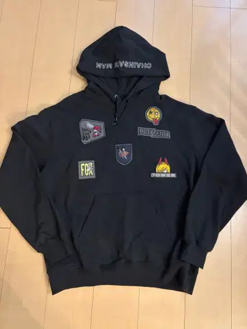 AVIREX x 체인소 맨 x ONE MADE 콜라보 후드티 사이즈 XL