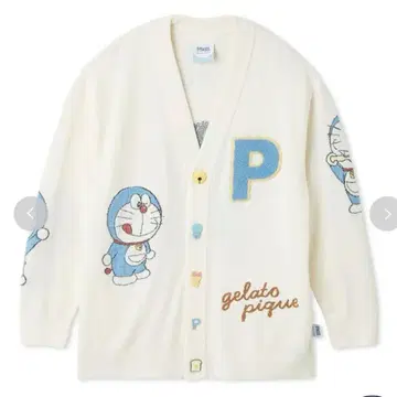 젤라또피케 도라에몽 아침저녁 가디건
