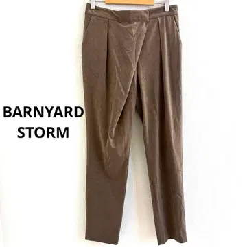 BARNYARDSTORM 스웨이드 팬츠 브라운 여성용 캐주얼