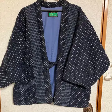 구루메 핸드메이드 면 혼방 한텐 남녀 공용