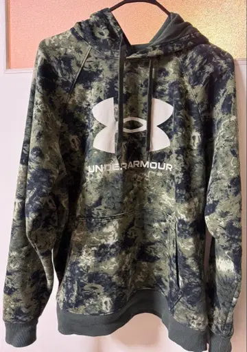 UNDER ARMOUR 언더아머 타이다이 패턴 후드티 그린 LG