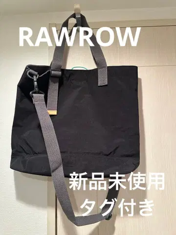 미사용 새상품 | RAWROW 블랙 토트백 택 포함 새상품