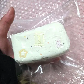 말랑말랑 단단한 순수 진흙 L 사이즈 화이트 케이크 타바스코 스퀴즈