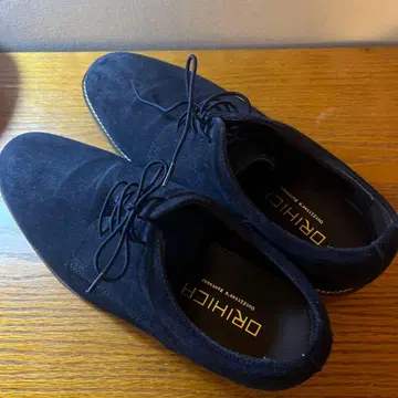 ORIHICA 네이비 스웨이드 드레스 슈즈