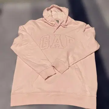 GAP 핑크 로고 후드티