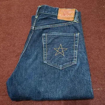 레어 TCB 헤일 메리 w29 가죽 패치 숨김 리벳 체인 스티치