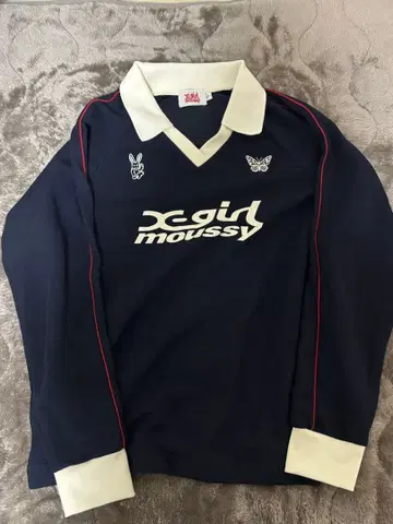 X-girl moussy 콜라보 롱 T