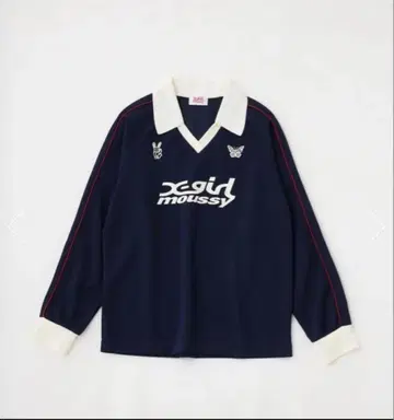 X-girl moussy 콜라보 롱 T