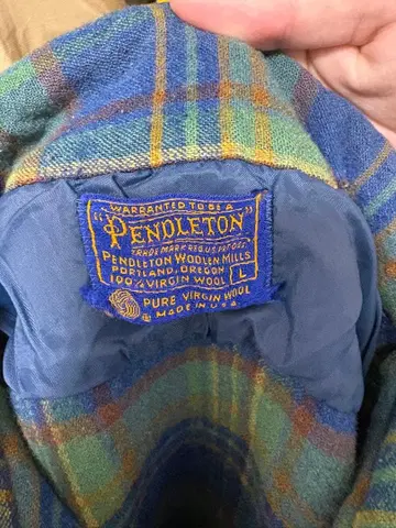 Pendleton 울 플란넬 셔츠