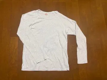 할리우드 런치마켓 스트레치 플라이스 긴팔 사이즈 4 라이트 그레이