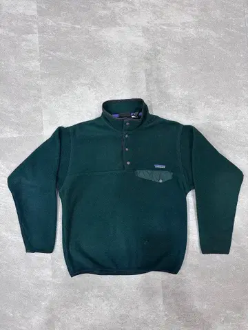 pataginia 90s 신틸라 스냅T 플리스 헌터 그린 S