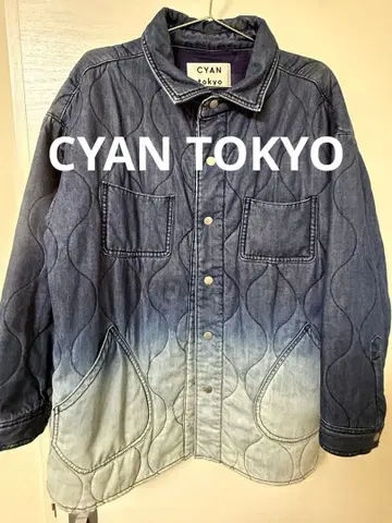 CYAN tokyo 그라데이션 퀼팅 자켓